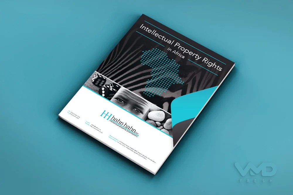 Industrial report cover presented as a printed mockup